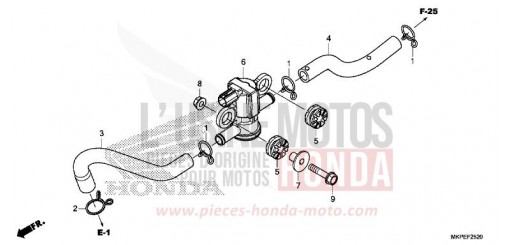 AIR INJECTION SOLENOID VALVE CB500FAK de 2019